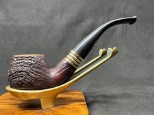Italian Estate CERTOCA Bent Sandblast Apple 9mm Tobacco Smoking Pipe.SKU-067 picture