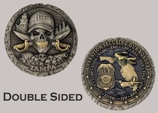 ICE Tampa Operation Securing Our Borders Skull Challenge Coin  J#42 picture