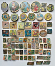 Vintage USSR Lenticular 3D Motion Pins Lot Soviet Cartoons Fairy Tales Badges picture
