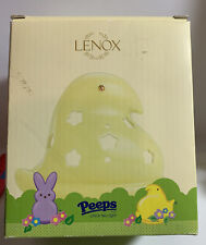 Lenox PEEPS CHICK Tea Light Votive Candle Holder Yellow Easter New in Box HTF picture