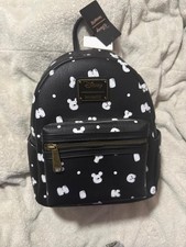 Loungefly Disney Mickey Mouse Letters, Black Mini Backpack picture