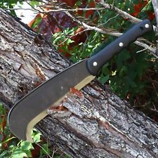 CARBON STEEL BILLHOOK SICKLE MACHETE FOR CLEARING AND HARVESTING YARD TOOL picture
