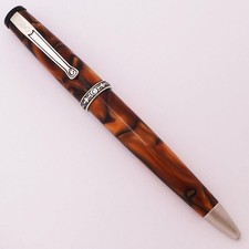 Curtis Australia 157 Ballpoint Pen - Caramel w Sterling, Parker Refills (New) picture