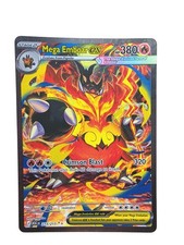 Pokemon TCG Mega Emboar EX 273/217 Secret Rare Full Art Holo English NM Card picture