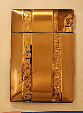 Elgin Cigarette Case w/ Magic Action Lite-O-Matic Lighter Vintage Untested picture