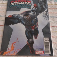 Marvel All-New Captain America #1-6 Comic Book Lot plus #1 Variant Covers 7 book picture