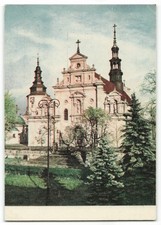 Kielce Katedra Cathedral Poland Vintage Postcard picture