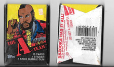 1983 Topps The A-TEAM Sealed Wax Pack of 10 Cards & 1 Sticker picture