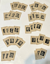 RARE 1902 ANTIQUE AUTHOR PLAYING CARDS PINK BACK Mark Twain, Winston Churchill picture