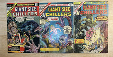 Giant-Size Chillers #1 2 3 Full Set Lot 1974-1975 Marvel Bronze Age Horror VG picture