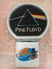 VINTAGE 'THE DARK SIDE OF THE MOON' PRISM GRAPHIC DRUM-SHAPED TIN CONTAINER NEW picture