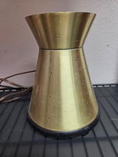 Vintage Lava Lamp Lite Starlight BASE ONLY Gold UNDERWRITERS LABRATORIES picture