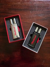 2 CAO Tailpipe Double Jet Lighters-1 BLACK 1 CHROME. BRAND NEW  picture