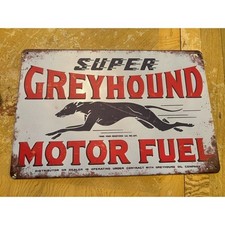 Super Greyhound motor oil Gasoline  retro Metal sign Garage Man Cave Collectable picture