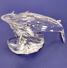 Swarovski SCS 1992 Whales Care for Me Figurine DAMAGED REPAIR WITH ORIGINAL BOX picture