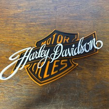 3D Printed Harley Davidson Sign Bar & Shield Wall Art picture