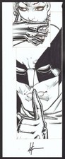 HOWARD CHAYKIN SIGNED 2008 WOLVERINE, PHAEDRA ORIGINAL ART  picture