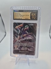2026 ONE PIECE ADVENTURE ON KAMI'S ISLAND  #094 RORONOA ZORO CGC PRISTINE 10 picture
