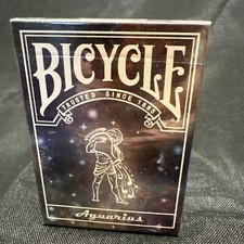 Bicycle Constellations v1 Aquarius Playing Cards in DS1 USPCC 2016 new sealed picture