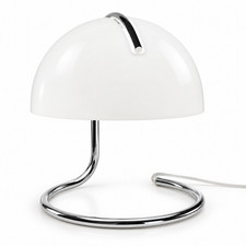 Object 997 Ivory Chrome Table Lamp Dimmable E14 Bulb Included Modern Dome picture