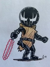 GRENDEL PRIME - 2014 - original art  ink & color marker/pencil Dark Horse Wagner picture