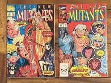 The New Mutants # 87 & #98 First App. Deadpool & Cable 1991 Marvel Comics picture