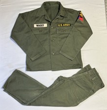 VTG 1940s Kids Youth Small Size Military US Army Uniform Halloween Costume NICE picture