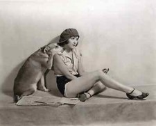 Actress MARY NOLAN with Dog Classic Hollywood Golden Age Fridge Magnet 2x3 picture