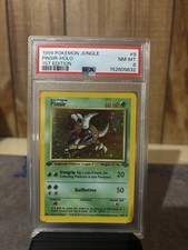 1999 Pokemon Jungle Pinsir 1st Edition New Cert picture