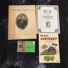 Vintage Kentucky Souvenir Booklets & Postcards Churchill Downs Bardstown Foster picture