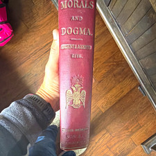 Antique 1906 Morals and Dogma Albert Pike Masonic Book Scottish Rite L.H. Jenki picture
