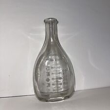 Hand Blown Vintage Glass Measuring Bottle 6” RARE picture