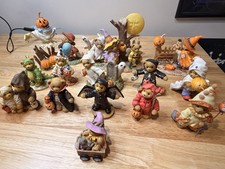Cherished Teddies Halloween Collection Figurines 14 Piece set picture