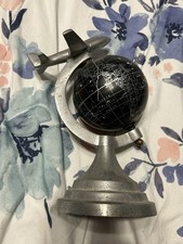 Vintage Airplane Desk Model Globe Art Deco Style picture