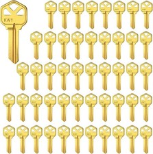 NEW 50PCS KW1 Blank Key Blanks Uncut Blank Keys Copper Structures Blank Keys . picture