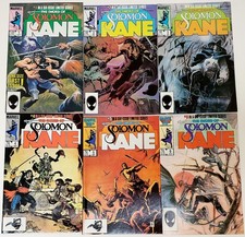 THE SWORD of SOLOMON KANE  1 2 3 4 5 6 Marvel Comics 1985 Limited Series SET Lot picture