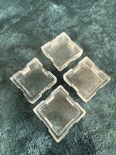 Cut glass salt cellars set of 4 picture