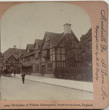 The Birthplace of William Shakespears, Stratford-on-Avon, England Stereoview picture