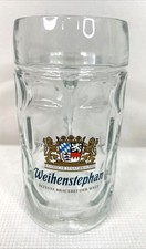Weihenstephan German Bavarian 0.5 L Dimpled  Beer Glass Barware EUC picture