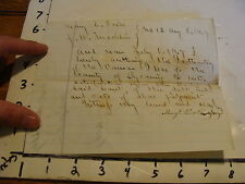 Vintage paper: MARY PRICE vs. J. MACKLIN COURT DOCUMENT, 1867 picture