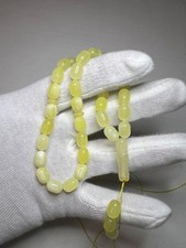 Natural amber 14.6g ISLAMIC 33+3 PRAYER ROSARY BEADS Tasbih Misbaha gift picture