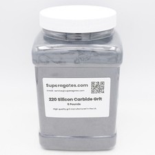 5LB Rock Tumbling Grit – Lapidary Grade 220 Silicon Carbide - Resealable Jar picture