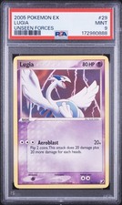 2005 Pokemon EX Unseen Forces Lugia Regular Rare 29/115 PSA 9 MINT picture