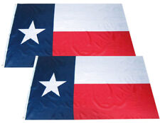 2 PACK - 3x5 Ft TEXAS State Flag Lone Star US American Grommets Polyester Flag  picture