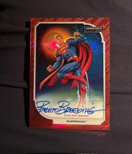 2026 UD Platinum:DC Superman(Clark Kent) Red Rainbow Artist Auto(Brett Breeding) picture