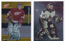 2001-02 BAP Signature Series Autographs Gold #10 Manny Legace Detroit Autograph  picture