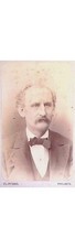 1860s Philadelphia CDV Portrait of Philly Gentleman in Frock Coat & Mustache picture
