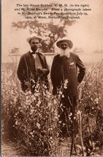 1905 Henry Eckford V.M.H. & W. Atlee Burpee Sweet Pea Garden RPPC Postcard picture