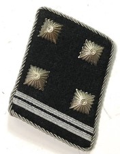 WWII GERMAN WAFFEN OBERSTURMBANNFÜHRER OFFICER COLLAR TABS picture