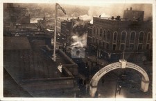 Dixon Theatre Fire Dixon Illinois IL 1920 RPPC Photo Postcard COPY picture
